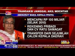 PPATK Temukan Transaksi Mencurigakan Akil Rp 100 Miliar