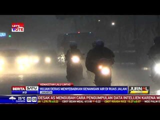 Musim Hujan Datang, Jalanan Jakarta Macet Panjang