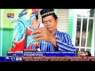 Perajin Wayang Indramayu Gunakan Karton Sebagai Pengganti Kulit