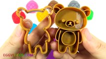 Учим цвета играть doh мороженое из пластилина животных формочки весело и творческий для детей