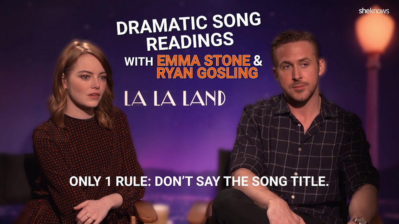 Ryan Gosling & Emma Stone – Dramatic Song Readings – La La Land