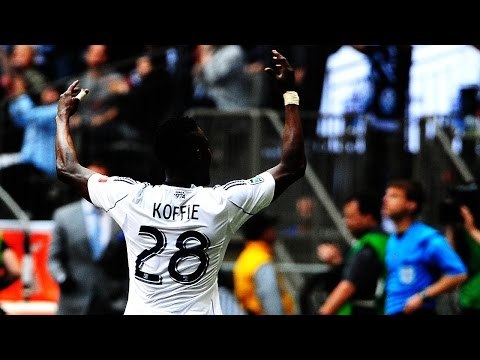 GOAL: Gershon Koffie bends the laws of physics to score in his 100th MLS game