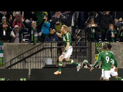 GOAL: Nat Borchers breaks the deadlock to put the Timbers ahead