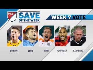 Top 5 MLS Saves | Save of the Week (Wk 7)