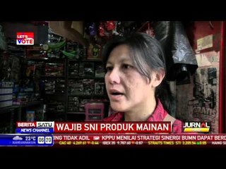Para Pedagang Mainan Mendukung Wajib SNI