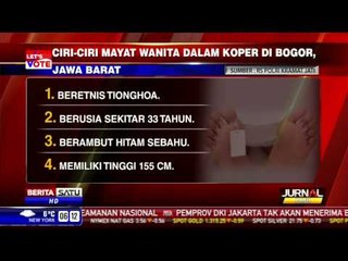 Mayat dalam Koper, Polisi Akan Sebar Foto Korban