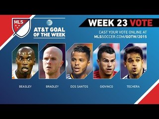 Top 5 MLS Goals | AT&T Goal of the Week (Wk 23)