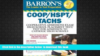 BEST PDF  Barron s COOP/HSPT/TACHS, 3rd Edition BOOK ONLINE