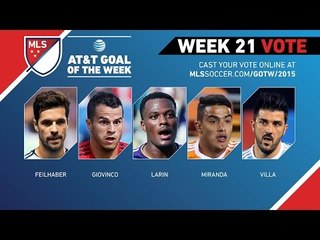 Top 5 MLS Goals | AT&T Goal of the Week (Wk 21)