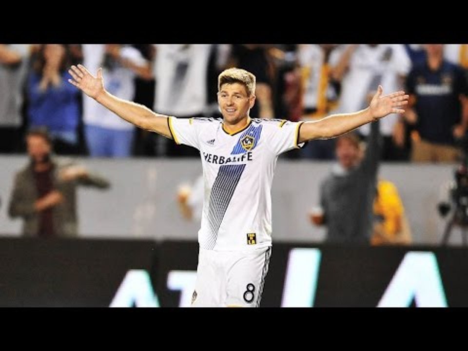 SLOW MOTION: Steven Gerrard scores his first goal in MLS