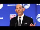MLS Commissioner Don Garber addresses the media at MLS All-Star