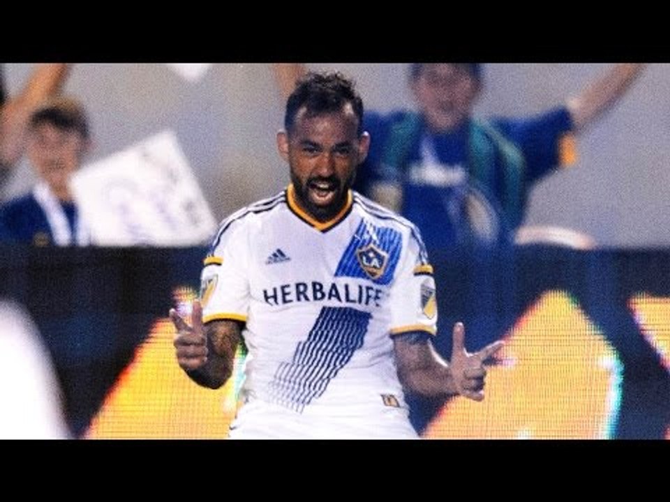 GOAL: Juninho opens up the scoring with a screamer from distance