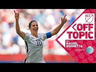 AMERICAN HERO CARLI LLOYD goes Off Topic with Rachel Bonnetta | Presented by AT&T