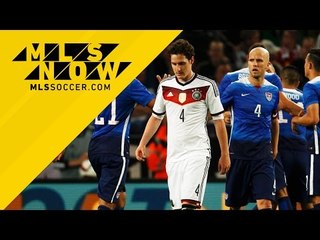 Bobby Wood and Mix Diskerud react to win against Germany | MLS Now on Location