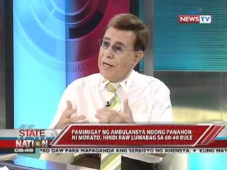 SONA Hot Seat: Manoling Morato on PCSO