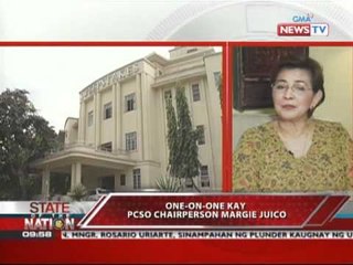 SONA interviews -- PCSO chair Margie Juico on previous PCSO administration