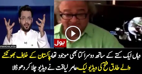 Amir Liaqauat Badly Insults Tariq Fateh