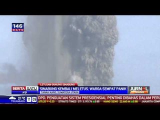 Sinabung Kembali Meletus, Warga Sempat Panik