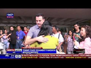 Penyanyi Tommy Page Tiba di Indonesia