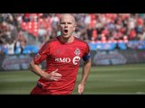 GOAL: Michael Bradley opens the scoring with this tap in goal