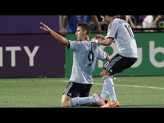 GOAL: Krisztian Nemeth scores from a wide angle to give SKC the extra-time lead