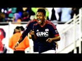 GOAL: Juan Agudelo puts the Revs up with a perfectly placed header