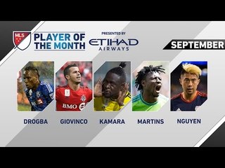 Etihad Airways Player of the Month Nominees: September