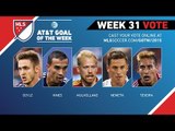 Top 5 MLS Goals | AT&T Goal of the Week (Wk 31)