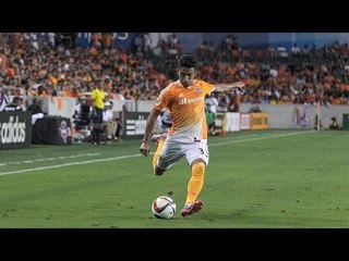 GOAL: Leonel Miranda finishes a lovely Houston sequence to take the early lead