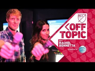 Karaoke sessions with Alexi Lalas | Off Topic w/ Rachel Bonnetta presented by AT&T