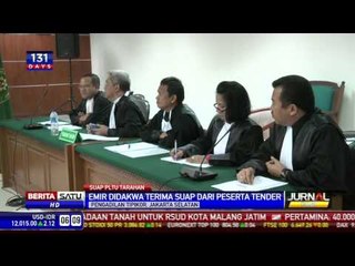 Emir Moeis Didakwa Terima Suap dari Peserta Tender
