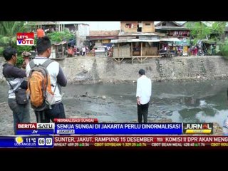 Jokowi: Sungai di Jakarta Perlu Dinormalisasi