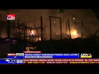 Delapan Kantin Universitas Pancasila Habis Terbakar