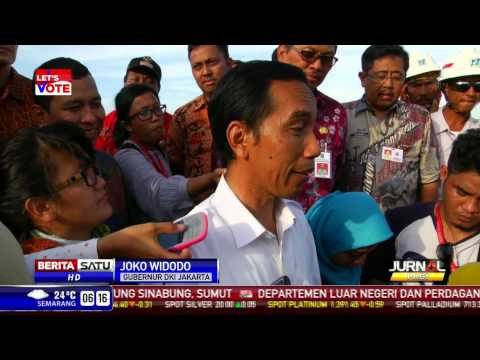 Jokowi Bersama PM Belanda Kunjungi Waduk Pluit