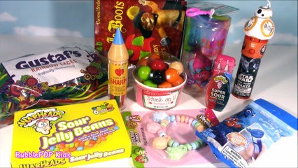 New CANDY BONANZA! Shoe Laces! Warhead Sour Drops & Beans! Chocolate Crayons! Soda GUM! FUN