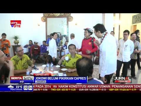 Jokowi Nyanyikan Lagu Rhoma Irama Saat Ditanya Soal Capres