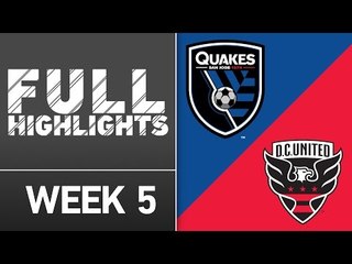 HIGHLIGHTS: San Jose Earthquakes vs. D.C. United | April 2, 2016