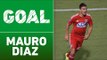 GOAL: Mauro Diaz curls a free kick into the top corner