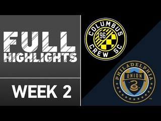 HIGHLIGHTS: Columbus Crew SC vs. Philadelphia Union | March 12, 2016