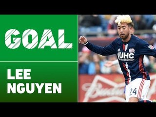 GOAL: Lee Nguyen bangs a shot off the post and into the net