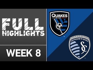 HIGHLIGHTS: San Jose Earthquakes vs. Sporting Kansas City | April 24, 2016