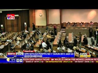 DPR Setuju Perppu MK Jadi UU