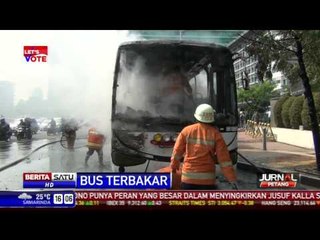 Bus Bianglala Terbakar di Bundaran HI