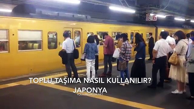 Japonlardan Toplu Taşıma Kullanım Dersi