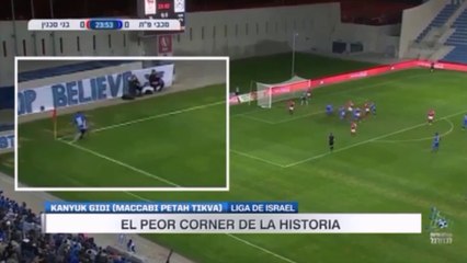 Jogador cobra 'pior escanteio da história' na Liga de Israel