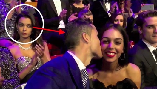 Cristiano Ronaldo lovingly kiss girlfriend Georgina Rodriguez during
