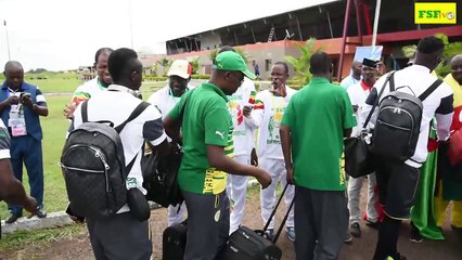 L' équipe du Sénégal est arrivée à Bongoville au Gabon