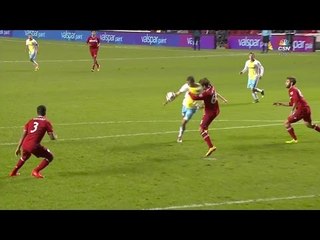 VOLLEY ALERT! Adam Jahn blasts a rocket shot past Sean Johnson