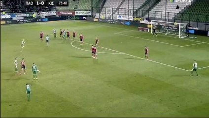 Sebastian Leto Goal - Panathinaikos(ΠΑΟ) 2-0 Kissamikos(Κισσαμικός) 12.01.2017 HD
