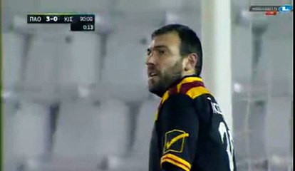 Sebastian Leto Penalty Goal HD - Panathinaikos 3-0 Kissamikos FC 12.01.2017